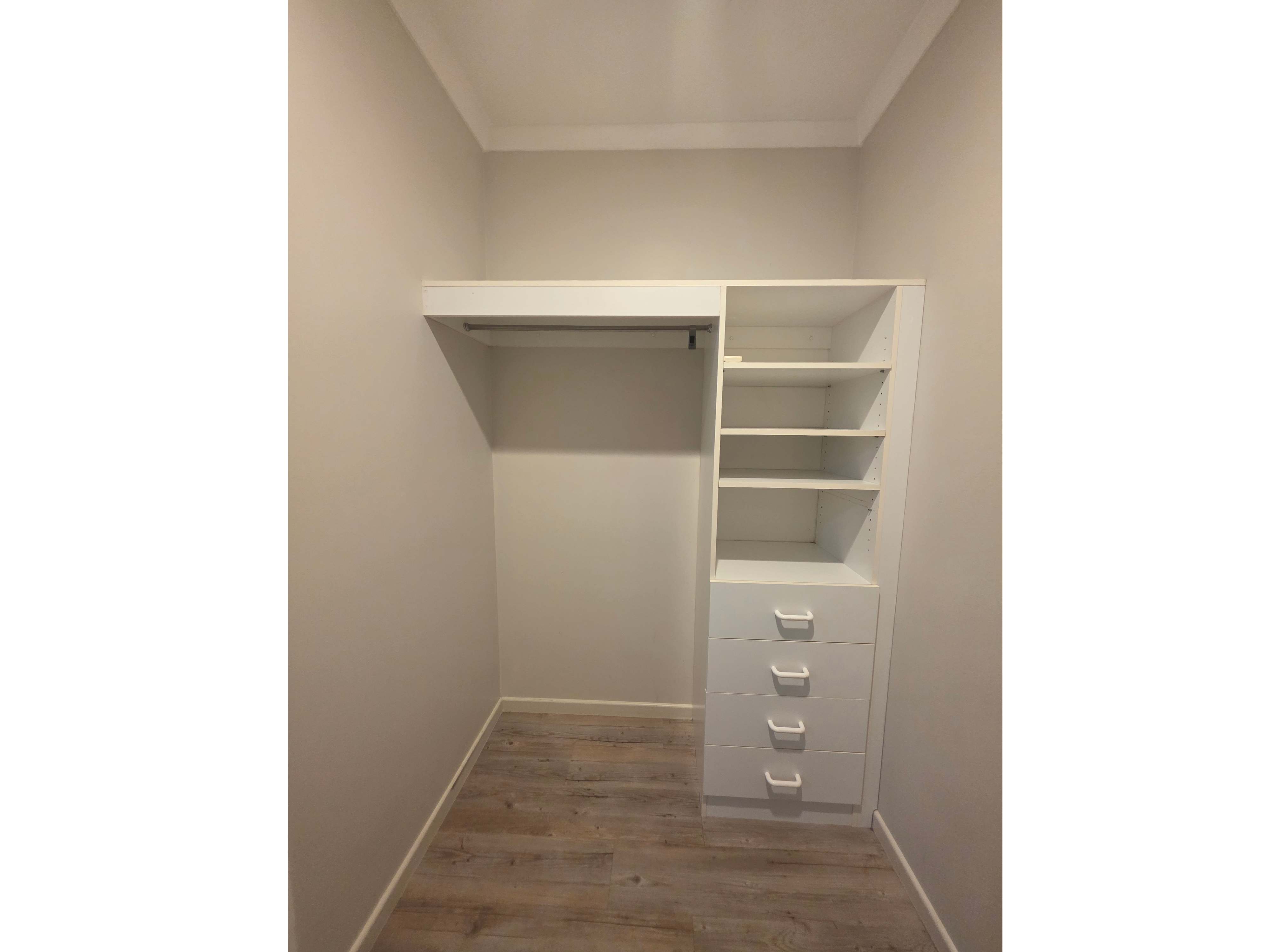 Storage in the bedroom