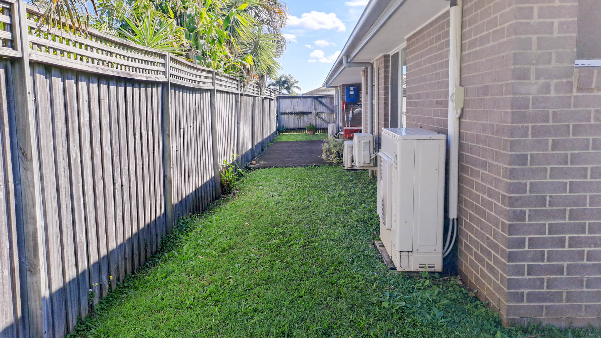 An image showing the side of the house