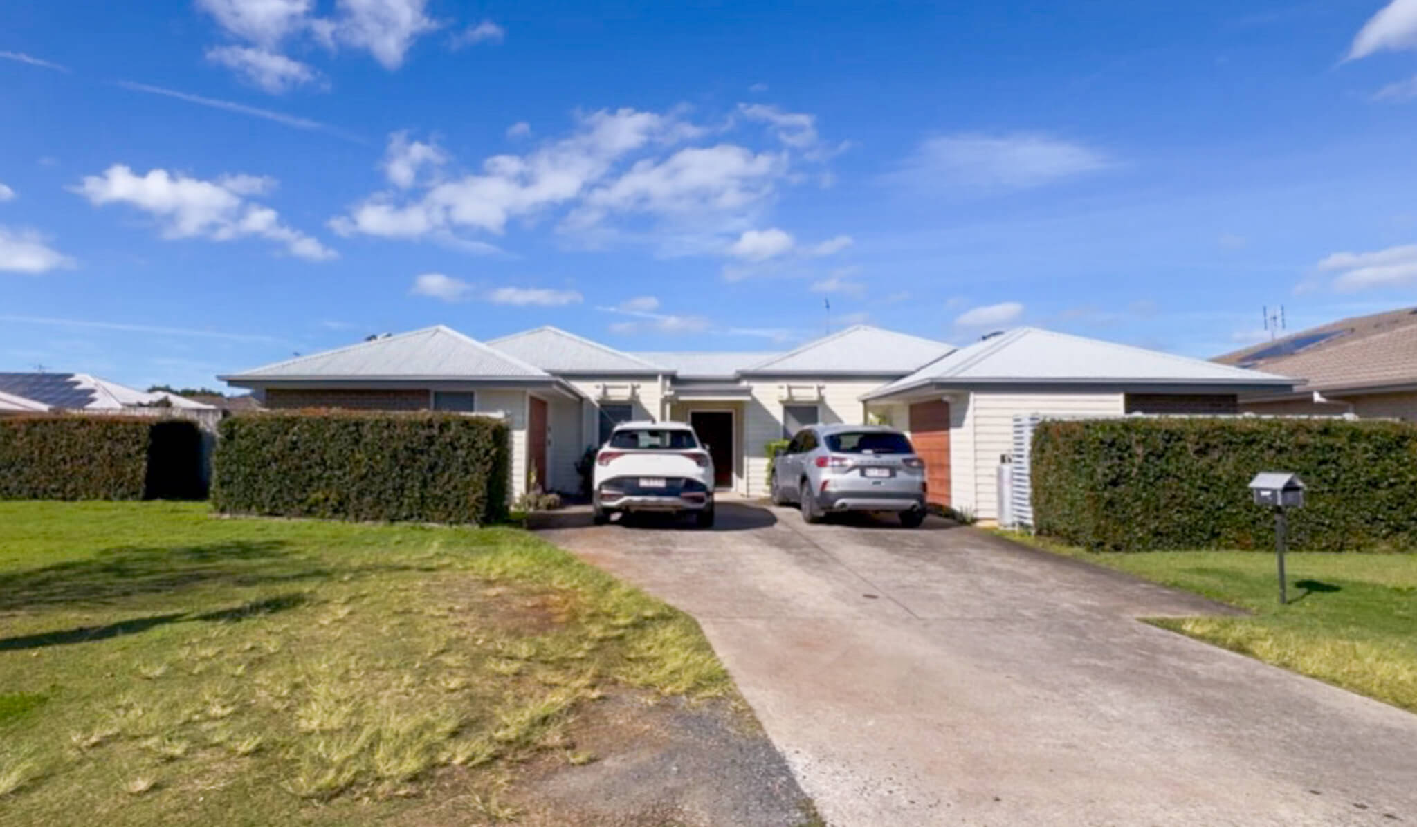 An image showing the front of the property