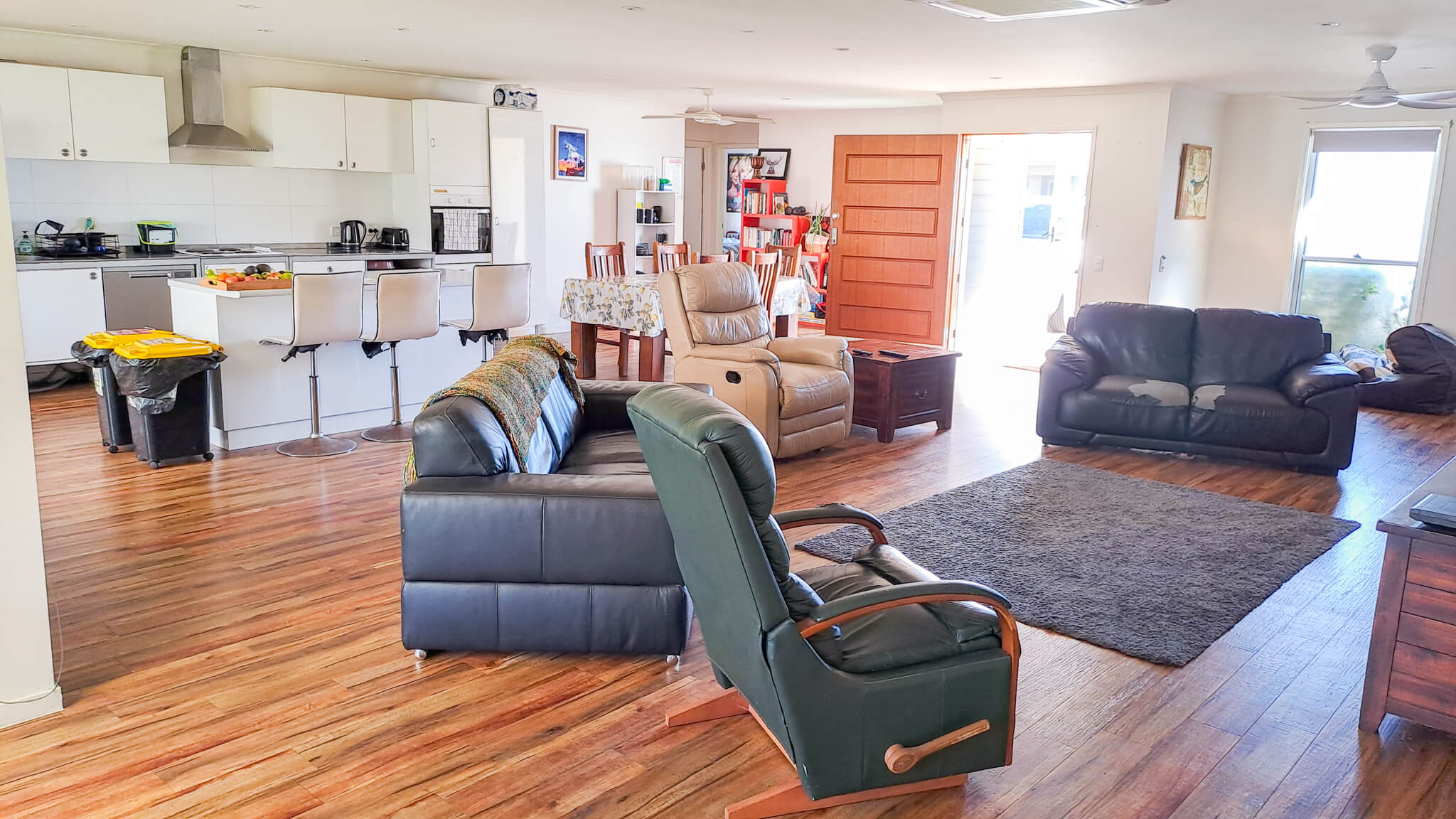 An image showing another angle of the lounge room