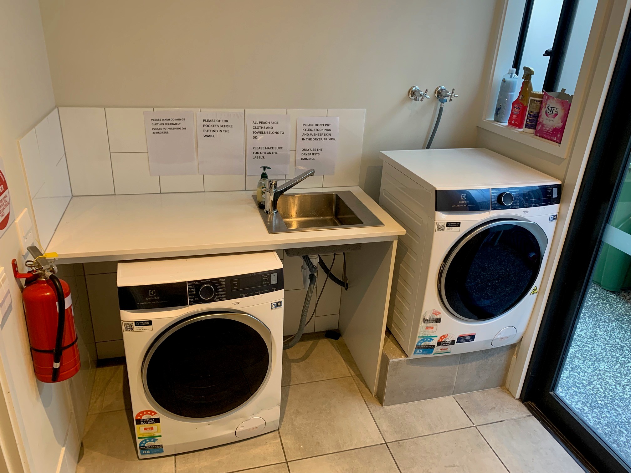 Laundry of the property