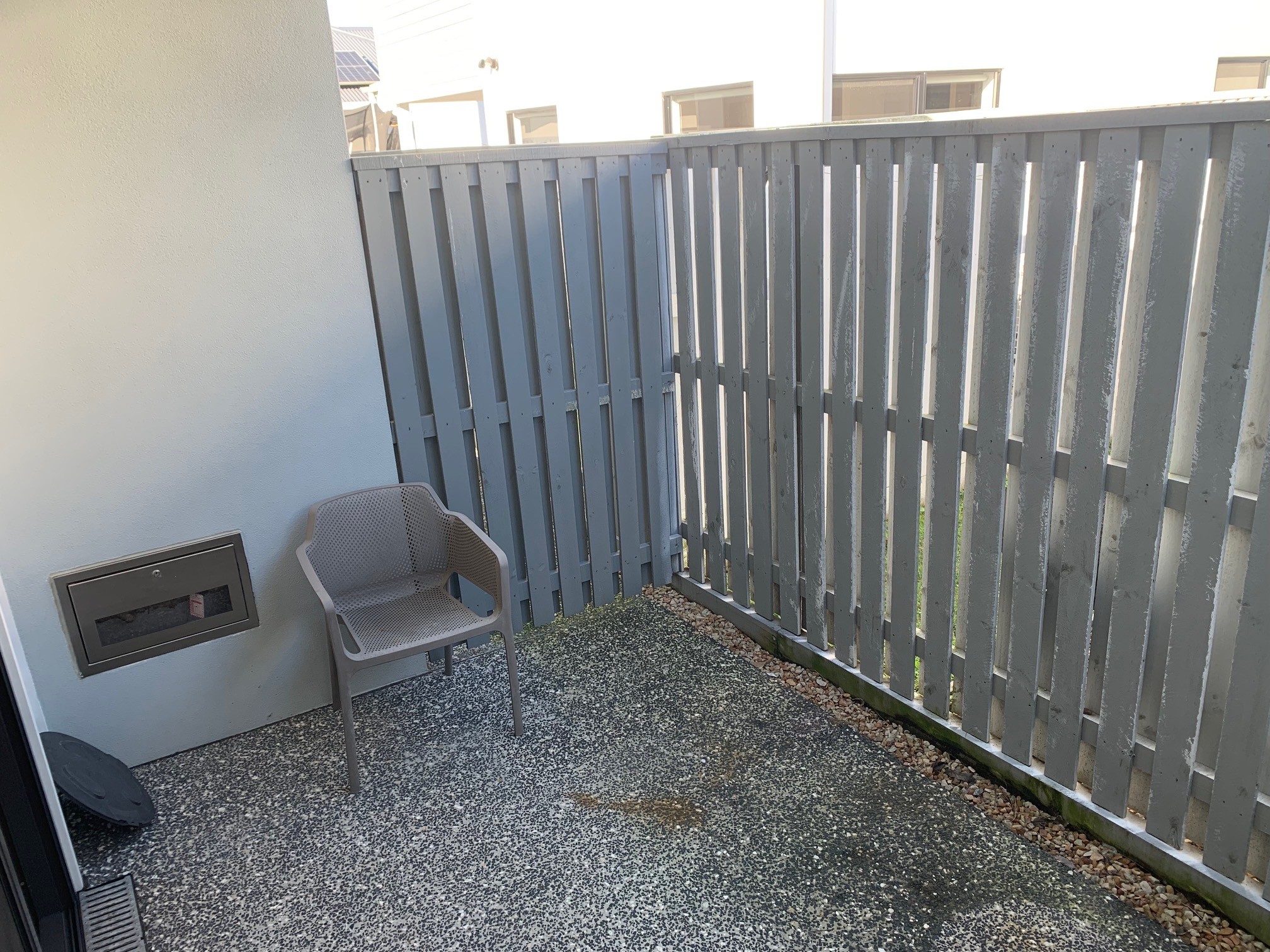 Patio off the bedroom