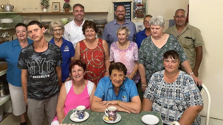 Rhys and Matt with Cootharinga volunteers at Babinda