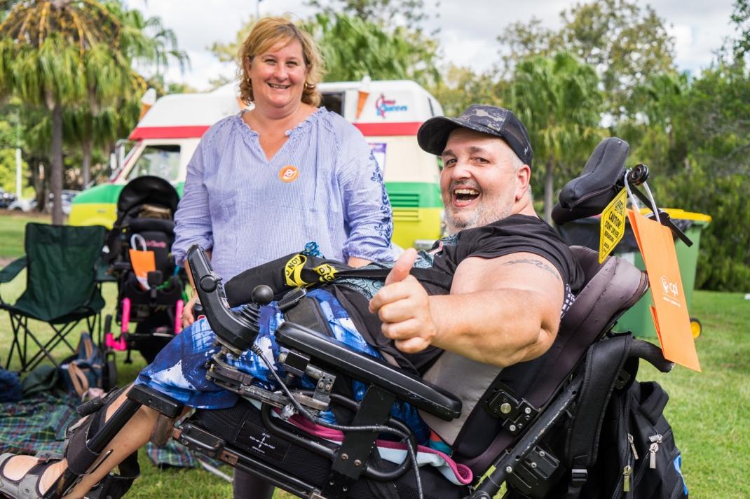 CPL client Bruce giving the thumbs up